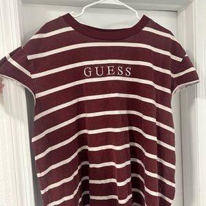 Guess Tee Shirt with Cut Off Sleeves